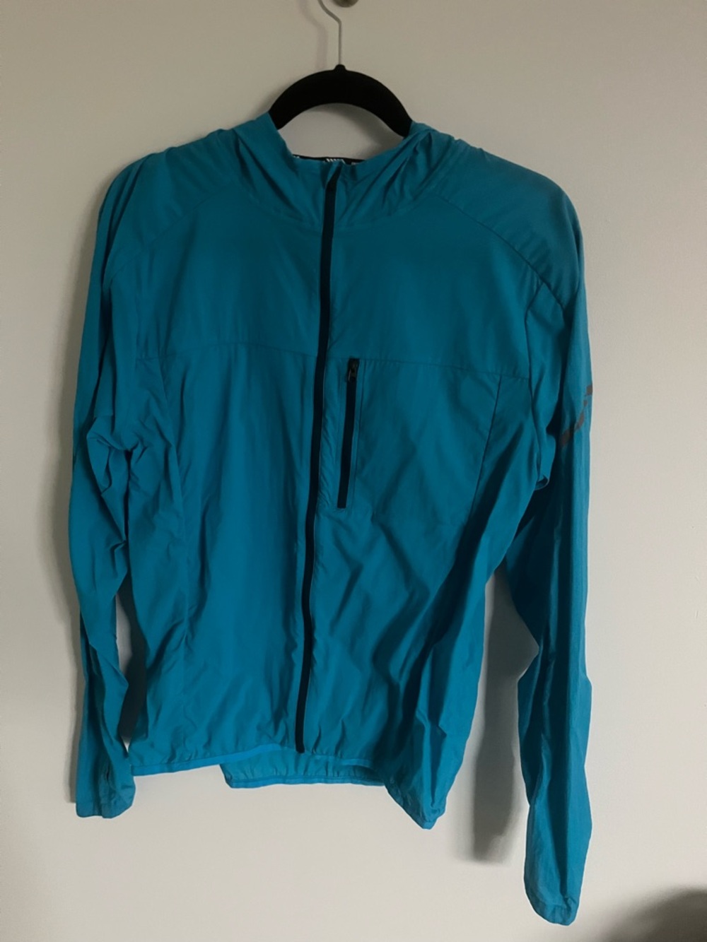 Nathan Bright Teal Lightweight Running Jacket